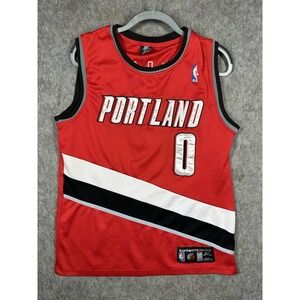 Damian Lillard Portland Trail Blazers Reebok Hardwood Classics Jersey XXL +2